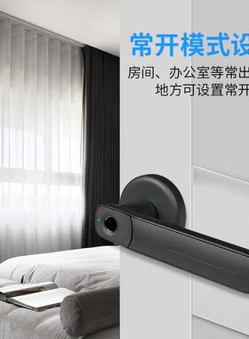 指纹锁轻奢高档锁单舌办公室门锁锁体锁家用木门球形替小DGP换智