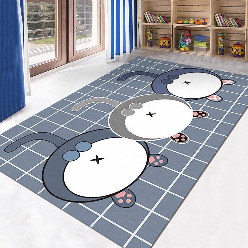 客厅地毯款新边床儿童地毯OSS台卧室地毯地阳垫可