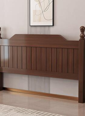 人实木床头1.5米单人易床靠板1.OCZ8米双落简地头单独床床靠背