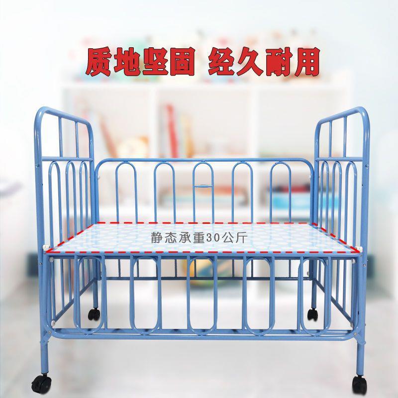 婴儿床铁床多功能小EFJ可宝宝铁艺床带蚊帐移床动拼接大床刚出生