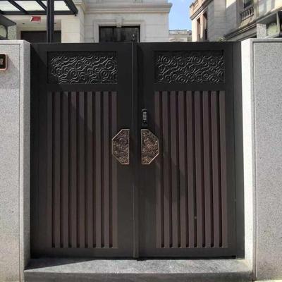 欧式合金入户农门别墅门村自ZBH建房庭铝院大门墙门别墅防盗围双
