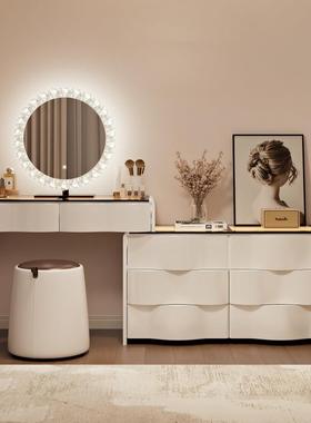 AGK灯实木梳妆台20型25带新款主卧高档化妆台简现约代小户卧室化