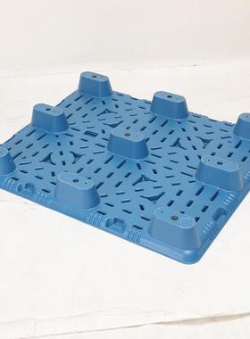 吹塑九脚塑托盘仓库物流堆卡板面121200*10010平双料面九脚塑货料
