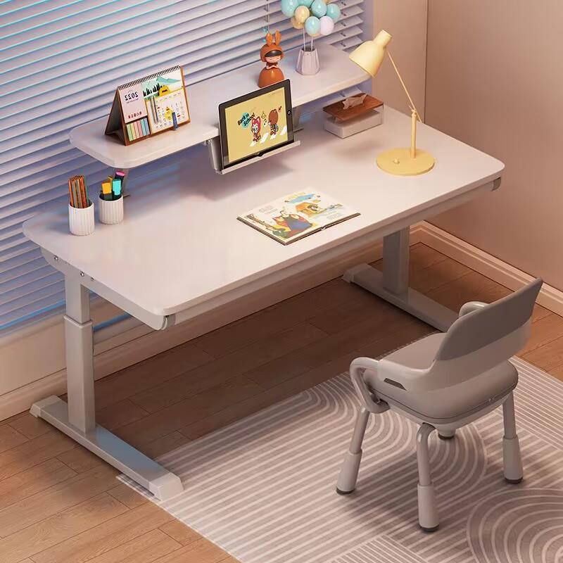 办书公学习家用生简易SL-08学写字桌椅套装手桌摇升降网吧电竞电