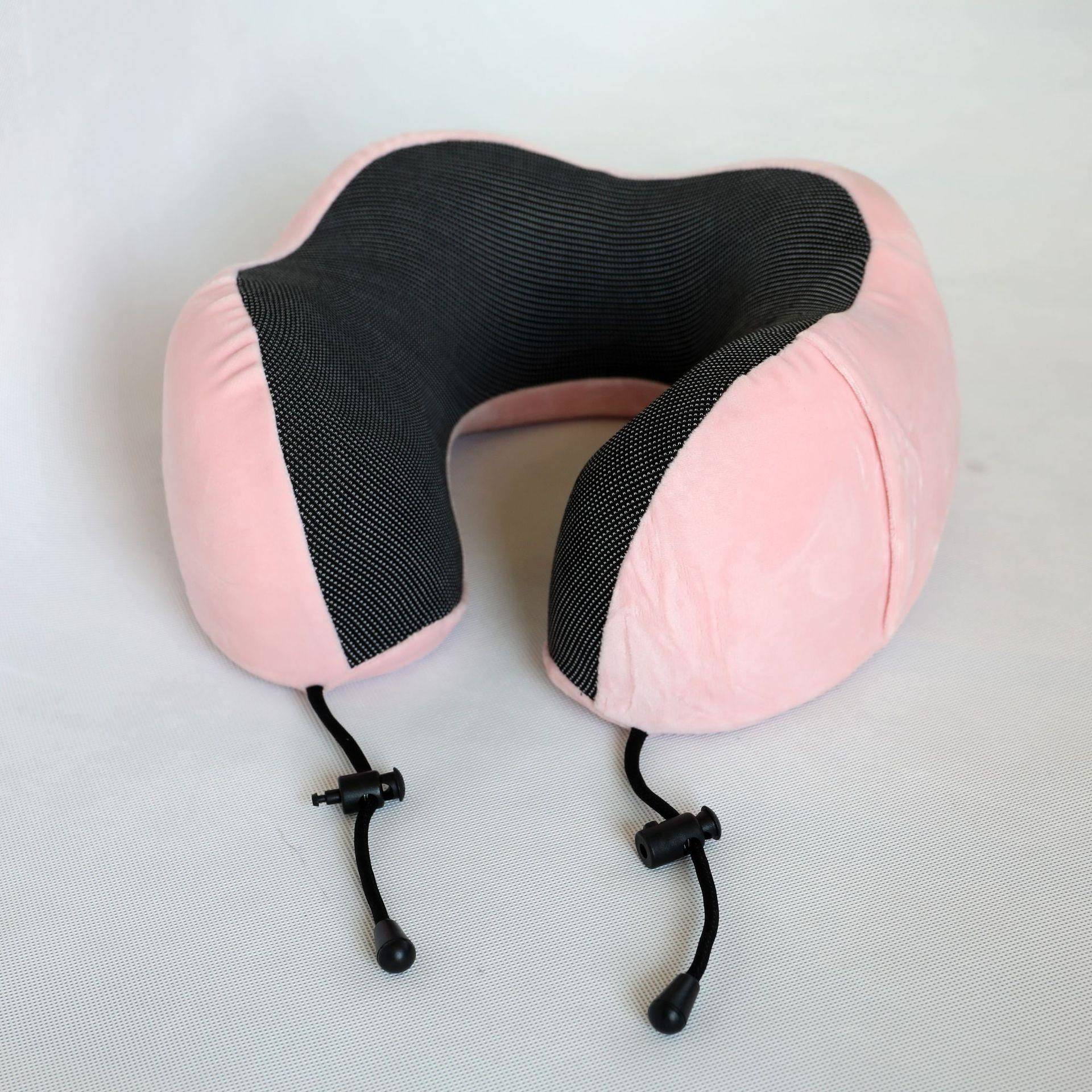 忆午棉u记型枕可收纳驼峰记忆活动02枕旅行用办公室用慢回弹睡枕