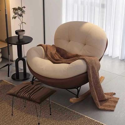 意摇摇椅升级猫抓皮阳号摇椅超大软午睡式躺椅台休闲单移CGU动沙