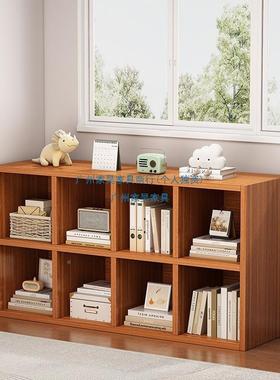 儿童格柜落地书子柜组物合收纳学S053生书架置架靠墙柜矮柜客厅储