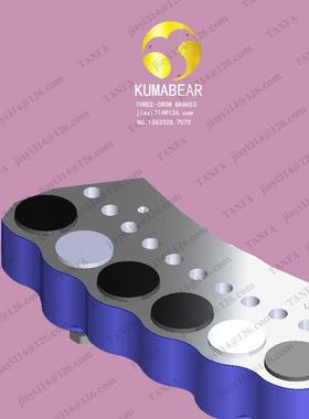 TANFA-G高BYP42GBYP919-HWBY91IOF5风电机制动力摩擦片4P大兆瓦