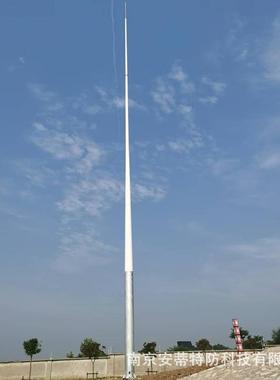 10米航管楼防雷工程玻航璃钢避雷针可配障灯高透波防空干99165碍