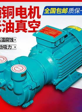 2b水环式真空泵30048抽工业用小型防冻真机v循环水真空泵空无油负