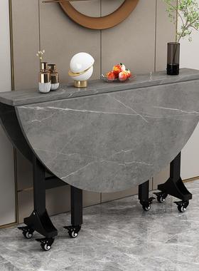 批可折11064叠易桌子家圆用小户型餐厅可移动大桌出租简小餐房现