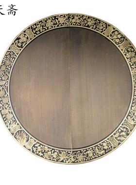 昊天拉新中式仿古斋大门大衣柜手门环铜把底盘复古兽头91504手大