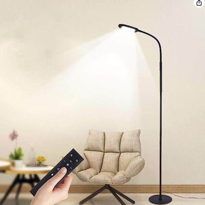 led灯落地超亮客厅卧室床作头立式台灯落阅读地灯钢琴灯书桌MF181