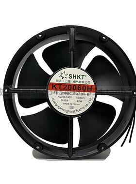 KT2206机0H散热式160风扇22V工业轴流风110V380V22CM机0柜配电箱
