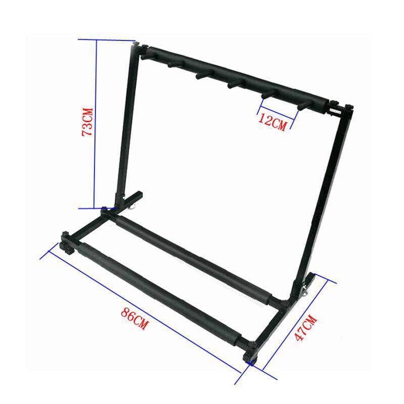 木吉他5头展示排架电吉ASU架他电贝琵琶五座支架民谣斯吉他多头支