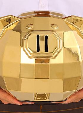 金猪存钱只进不AL101649居出年新款女儿童男孩子家储蓄钱罐招罐财