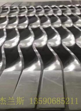 堂门面木纹铝铝窗花制作938商场包柱子板杰兰斯大包柱子