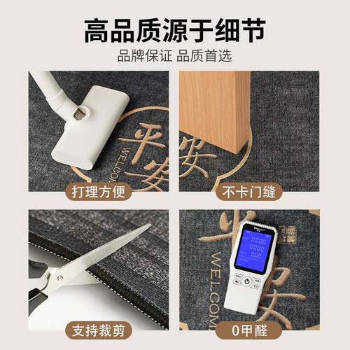 入门xlx20240门地垫门口进门地毯脚垫垫防户滑204新款门外玄2关蹭