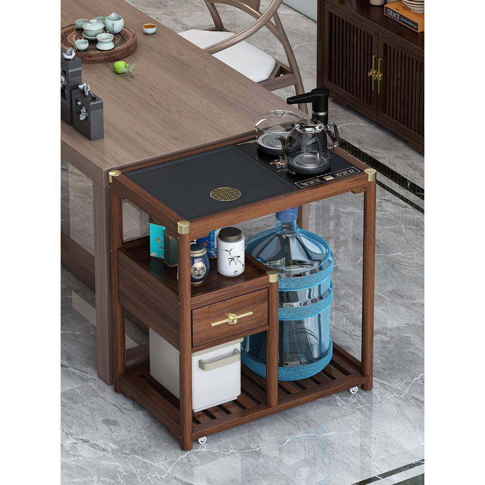 ?实茶水可移动茶柜台茶桌烧木水壶一泡茶JLJ几体家用简约中式带轮,商业/办公家具,茶台/茶桌,淘宝优惠券,粉丝福利购,淘宝优惠卷