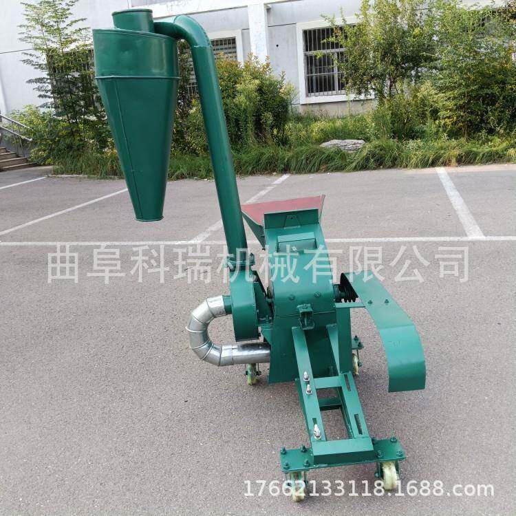 瑞420型粉碎机家用小型玉米粒细磨机1千KR-420瓦电糠机科1带的粉