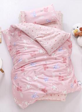 13372全儿棉子活性幼园被三件套儿MJR童六件睡套午被