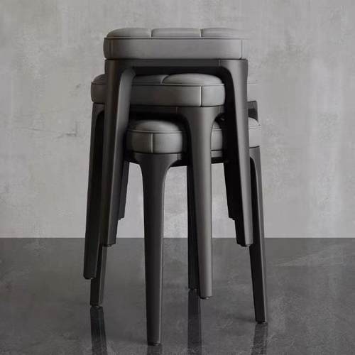 用叠放方板凳矮凳小板方凳简约加厚奢备客厅可厚软详情凳轻代现包