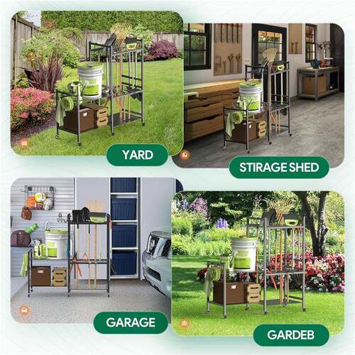 架FGW带轮子的花物园工具收纳电纳动工具收盒工具支架整理储架置