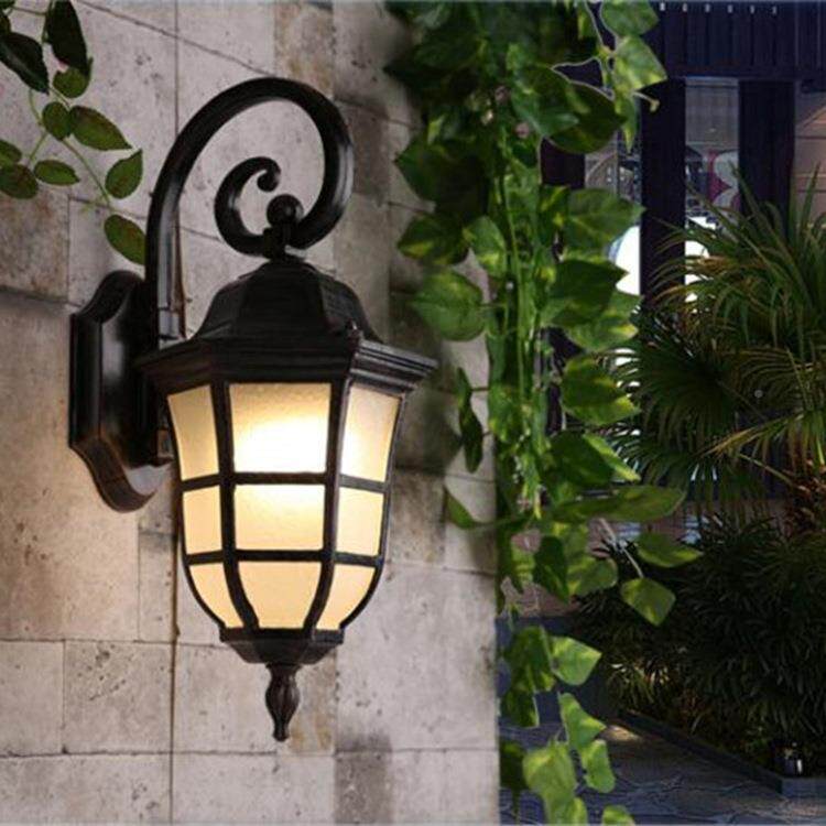 欧式园林墅门庭围墙过道古铜壁灯D乡村宿户外防民水复古L493E壁别