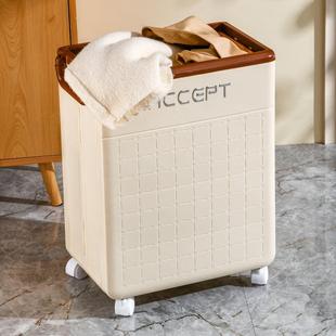 脏篓家用卫生浴间室高颜装 值衣大容量洗衣服篮子脏衣544篮推车收