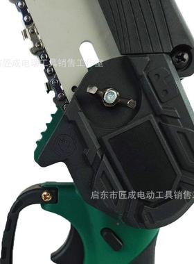 新迷电锯锂电电链31850锯家用手锯单户外伐木电动锯你无线手款电