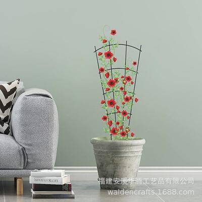 铁铁线莲爬藤架庭院屏风HT-W0003花室外花卉植物爬架阳台园艺花攀