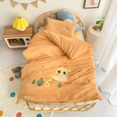 A类宝宝绒巾绣幼儿园套件婴幼被毛子童三件套儿/儿六件套UWC一整