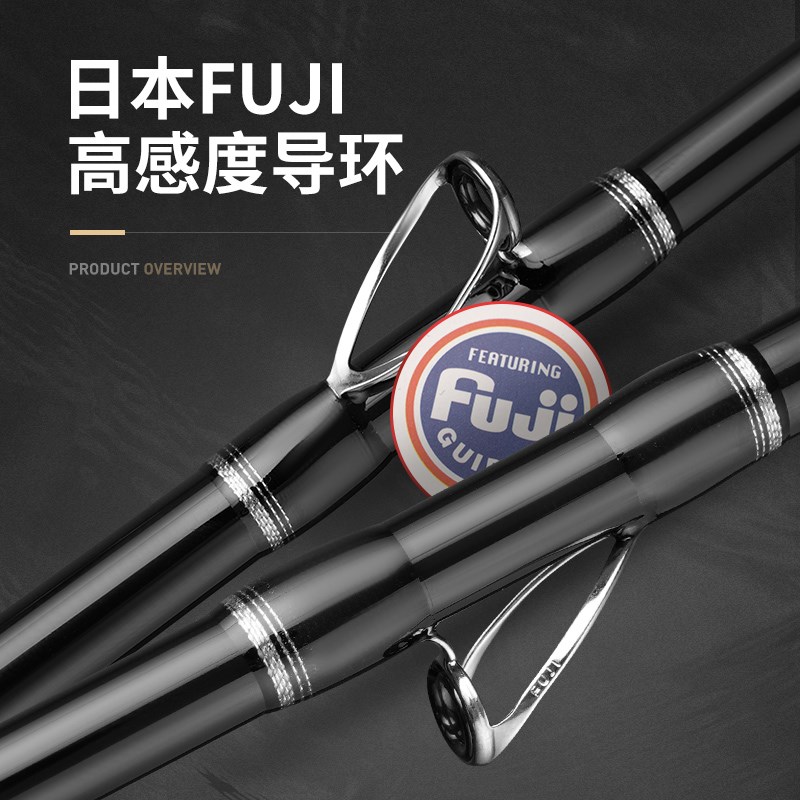 海筏世家X海筏竿装碳素近海钓船钓伐钓竿竿梢海筏轮海钓筏竿