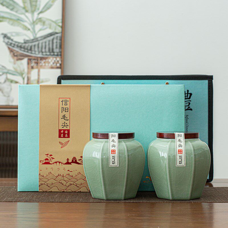高档信阳毛尖包装盒半斤装绿茶春茶碧螺春龙井茶黄山毛峰礼盒空盒