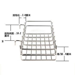 荒野猎人木碳烤炉不锈钢挂篮烧烤架用挂篮置物篮调料框子烧烤配件