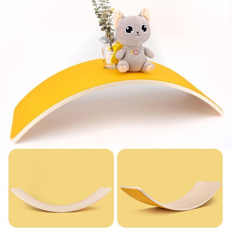 儿童平衡板感统训练器材聪明板室内家用益智玩具木制跷跷板