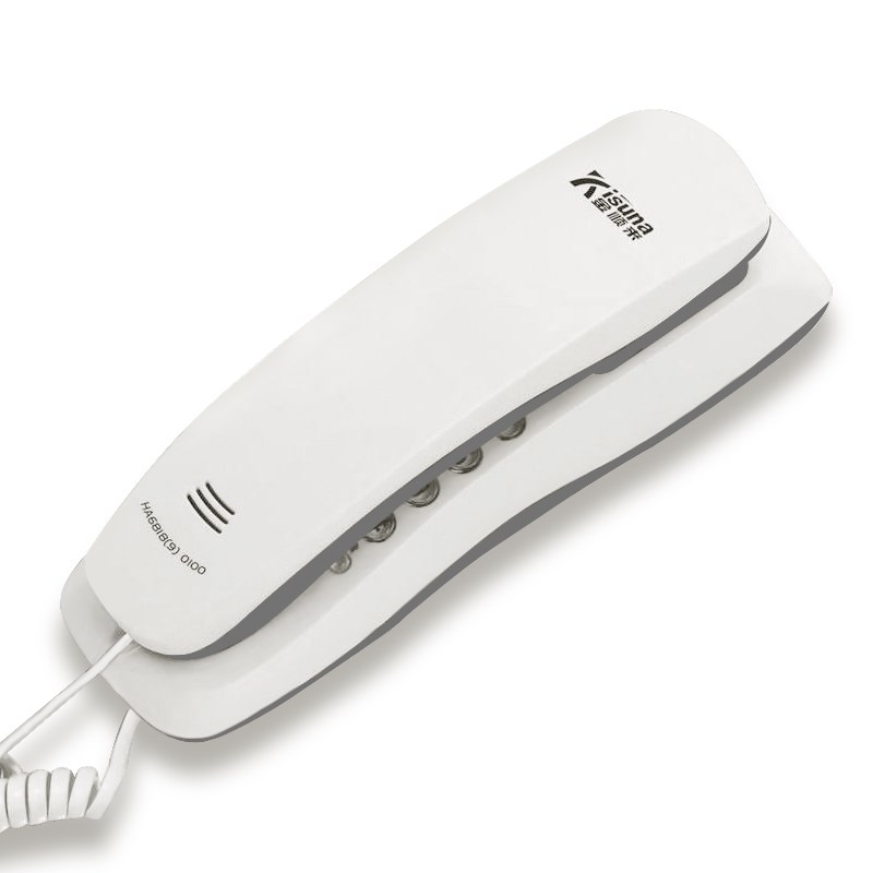 金顺来0100可挂墙电话机壁挂式座机家用小型电梯有线挂机迷你小巧