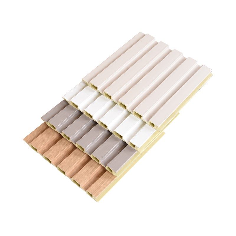 家装阳台吊顶护墙板生态木格栅板长城板凹凸隔删竹木纤维集成墙板