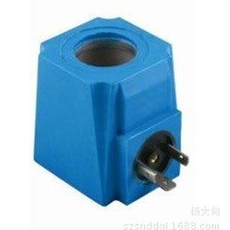 电磁线圈内孔23.7MM高度0.7MM三插C蓝色威格士型DC2VV