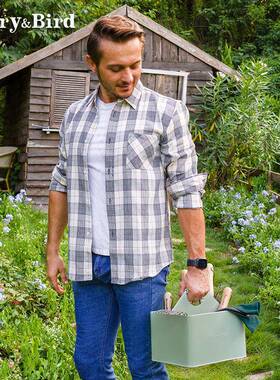 园工具收家用种花工具艺箱纳手提阳台置物NOG具包收纳工篮