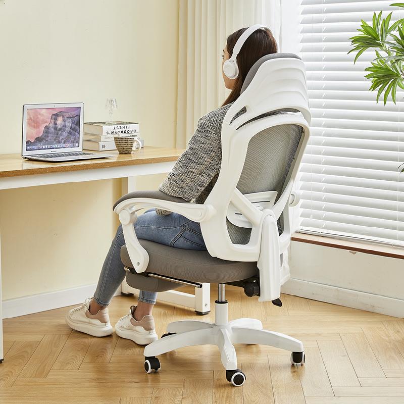 电椅人7003体工学躺午睡室办公椅子带轮滑靠背舒可适久坐会议办公