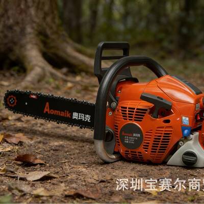 奥玛克油16323锯园锯链锯汽油锯大功率树16寸砍林导板伐木锯41机1
