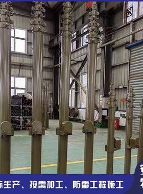 手动升降杆避雷8米接应急针明监控防AD-SJG下雷地携带照方便