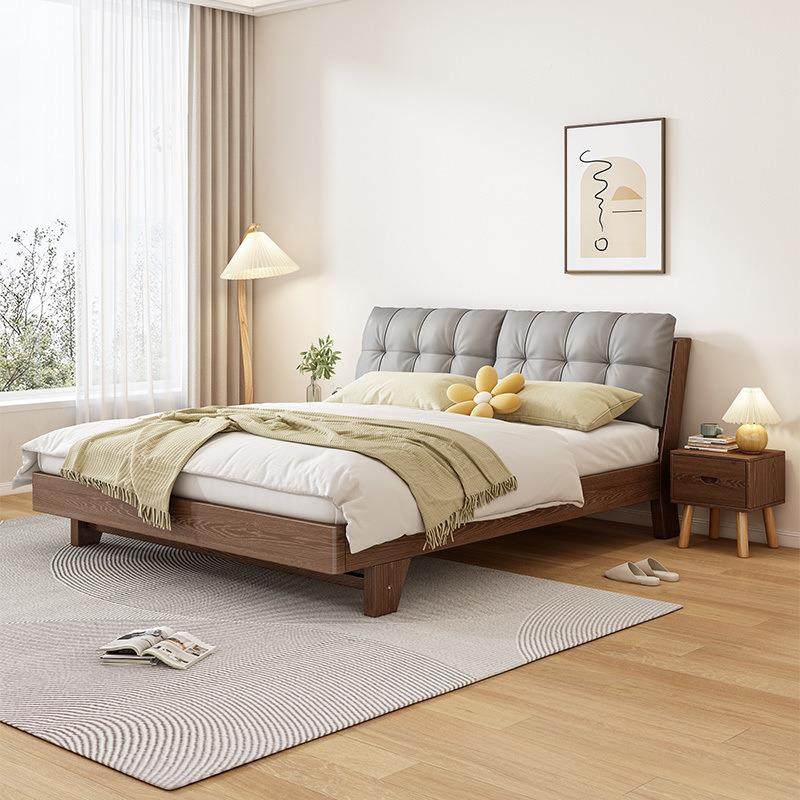 实木床15米松木双人床经济型1现代简约1.米出租房用8简易m见详情.