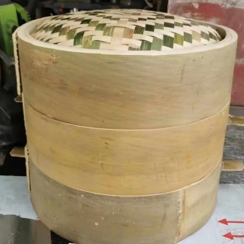 蒸青屉胶水家用蒸笼纯手笼工餐具小笼皮包竹蒸无全架AL101636竹笼