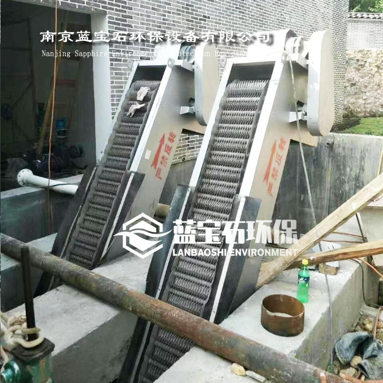 回转式格栅除污机电动铁栅宽间距
