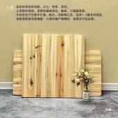 工厂圆形杉木桌面木板饮简易桌方t$ 餐子实桌面板正方形长桌 &sdj