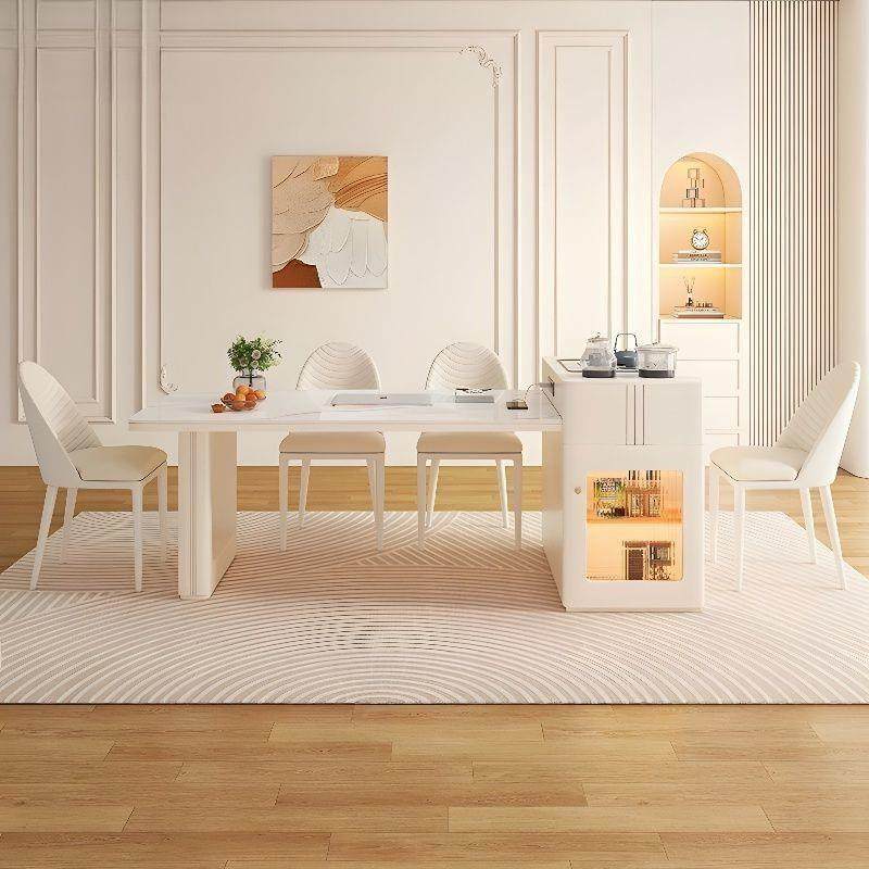 可缩风岩板CRD岛台餐桌伸大小户型奶油多功能吧台烧水轻奢可藏储,商业/办公家具,餐桌椅系列,淘宝优惠券,粉丝福利购,淘宝优惠卷