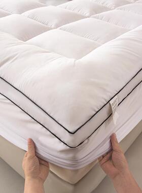 羽绒床垫matress薄床笠式丝床褥床罩软垫防滑t床ZC202505垫订制