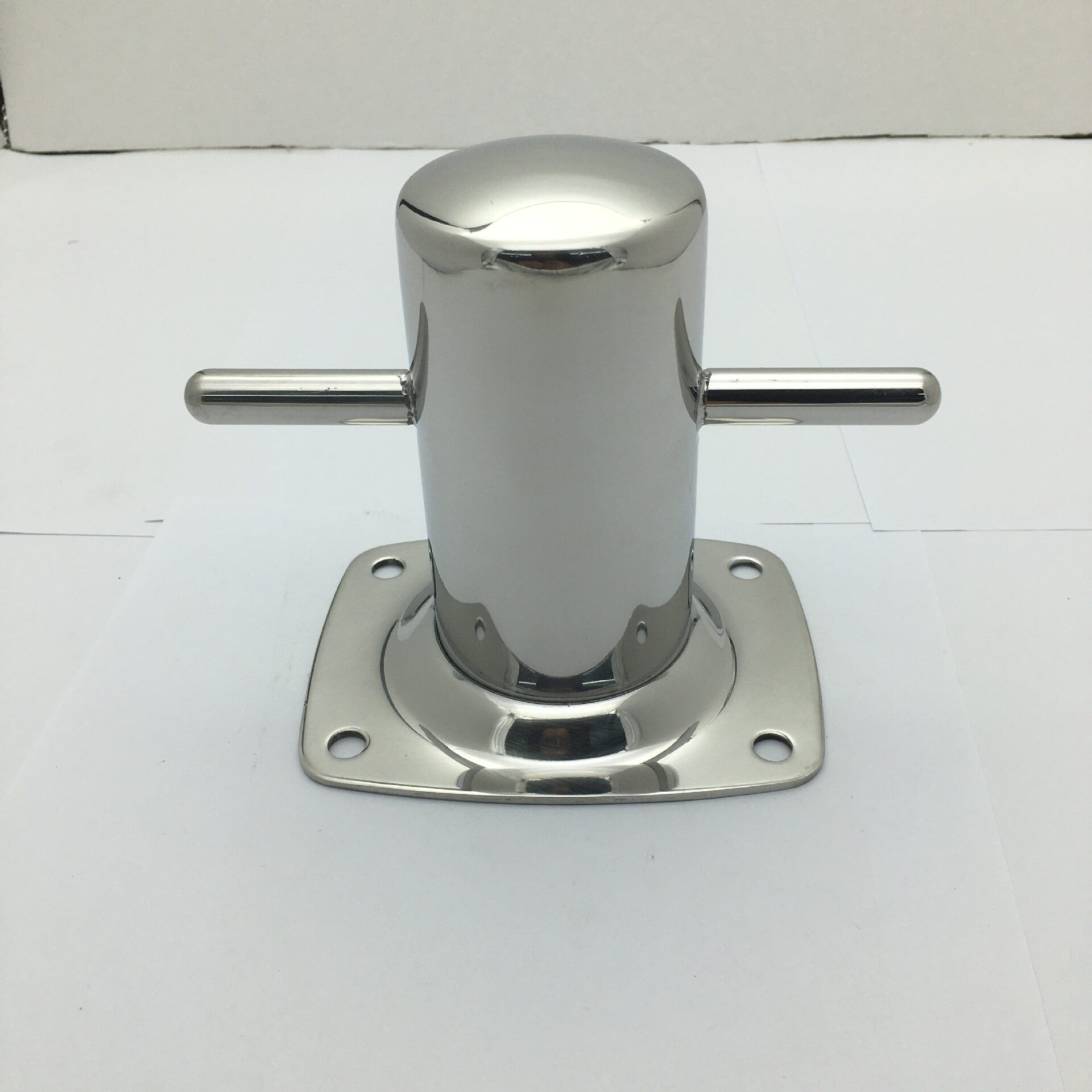 不锈钢316揽桩十字揽桩重型系绳柱 160mm x 120mm 游艇船用五金